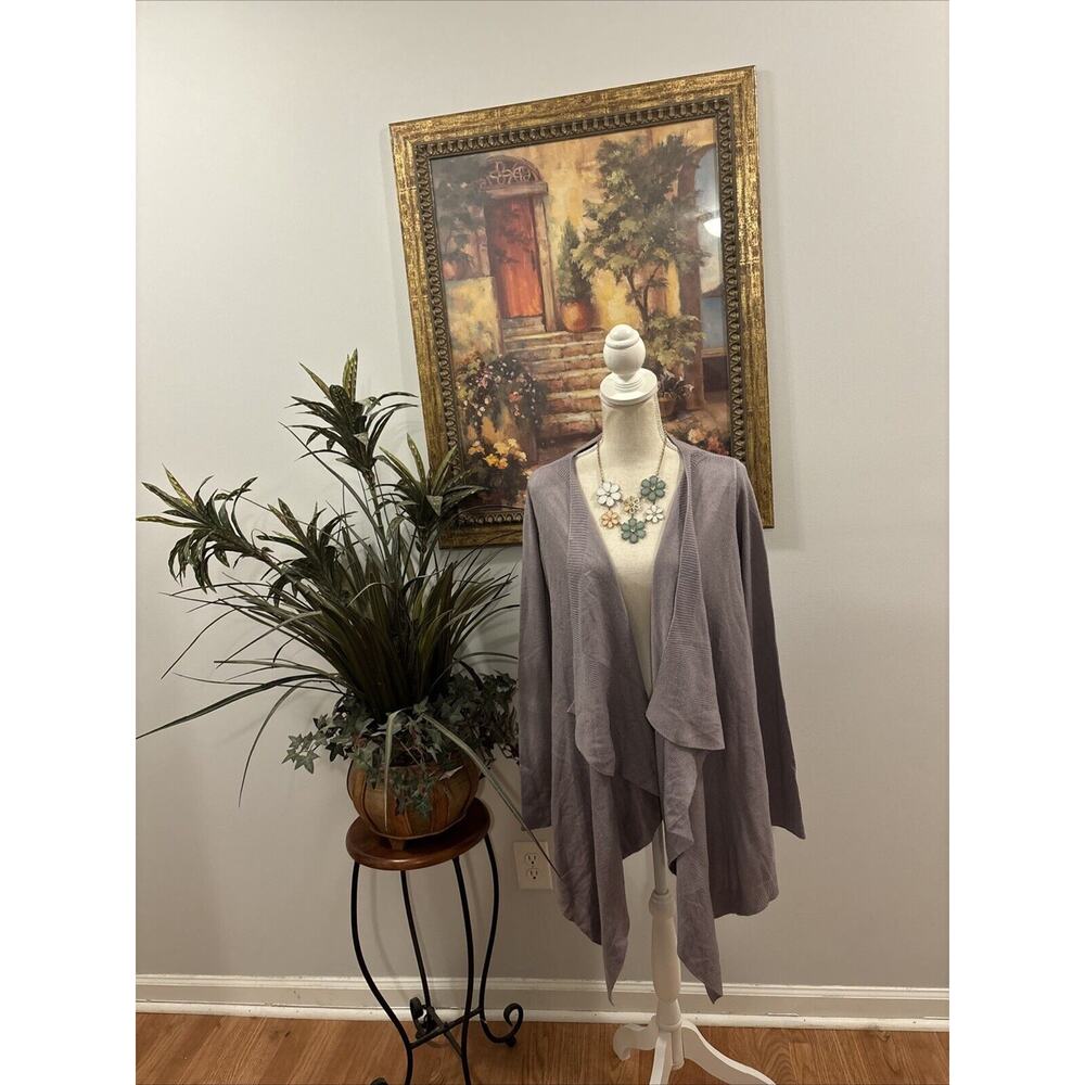 East 5th Flutter Duster Cardigan Long Sleeve Open One Size